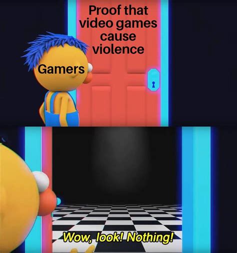 video games cause violence meme
